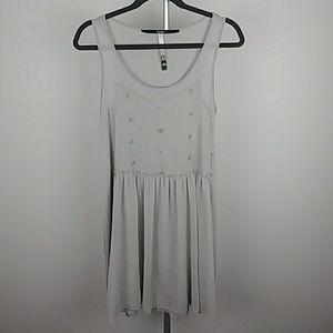 Kensie Gray Sleeveless Dress Medium